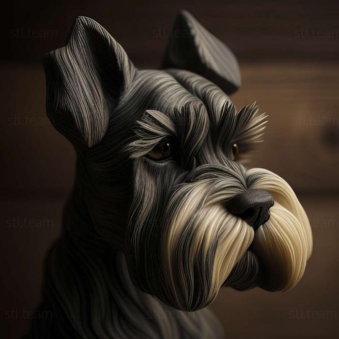 Animals Zwergschnauzer dog